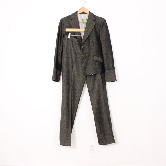 Antonio D'errico Suit 'Harris Tweed' Black Gold 2 Piece Womens Suit - Picture 8 of 12